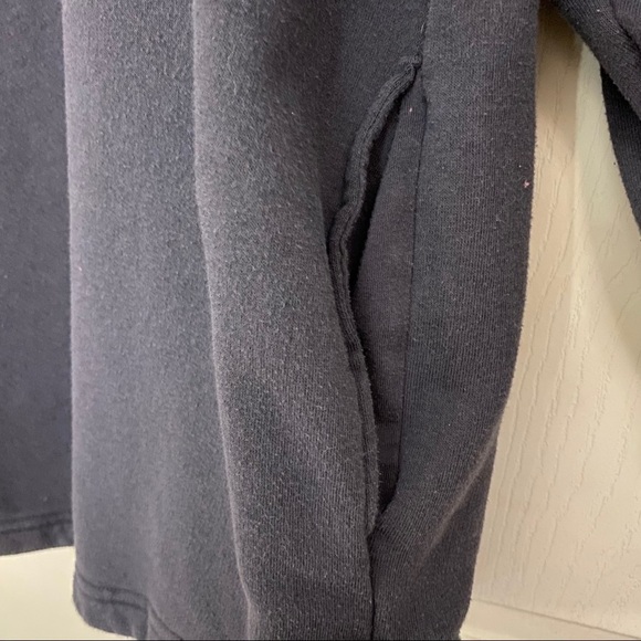 Victorias Secret Pink Logo Snap Up Gray Sweatshirt - Picture 6 of 9